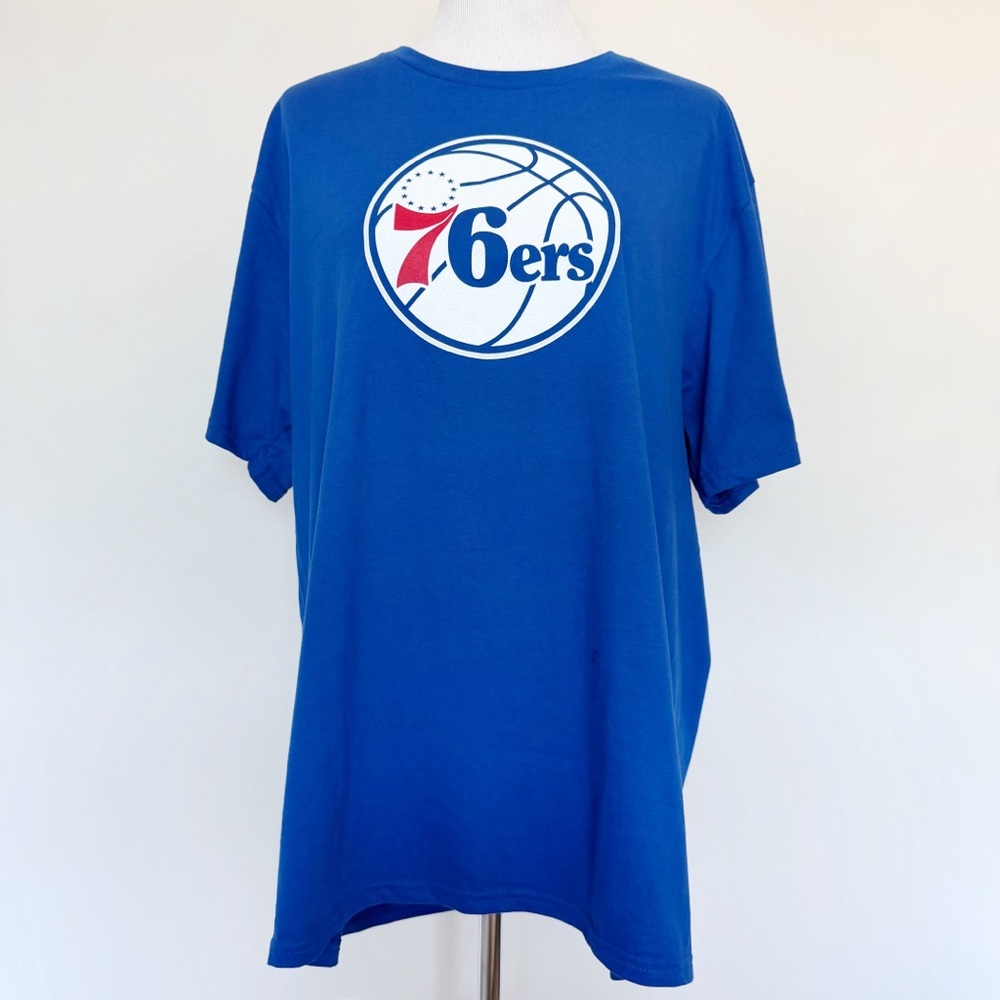 Philadelphia 76ers Sixers T-Shirt Ben Simmons Men’s Size XL NBA Fan Gear Blue